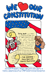 We Love our Constitution, THE SIGNING ~ COLORFUL BOOKLET 